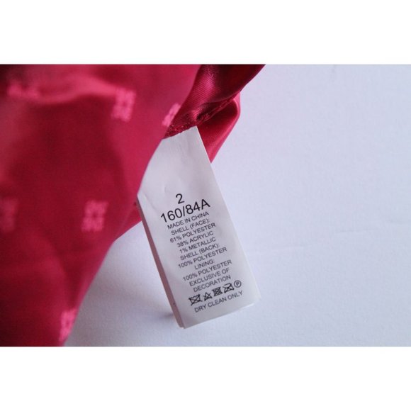 Kate Spade Festive Tweed Dress Festive Pink Size 2 Barbie - Picture 10 of 10